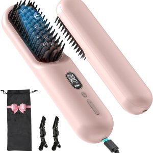 Cordless Hair Straightening Brush Manufacturer | OEM ODM Heated Brush